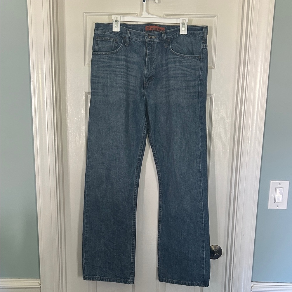 Lee Men's Bootcut Jeans in Classic Blue Size 34x32